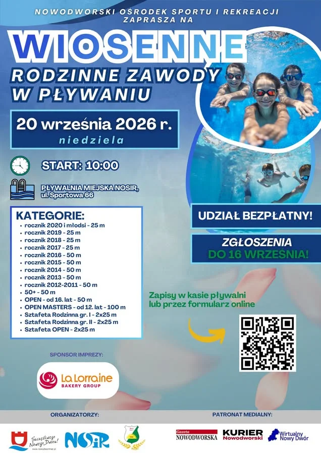 Wiosenne zawody w pływaniu