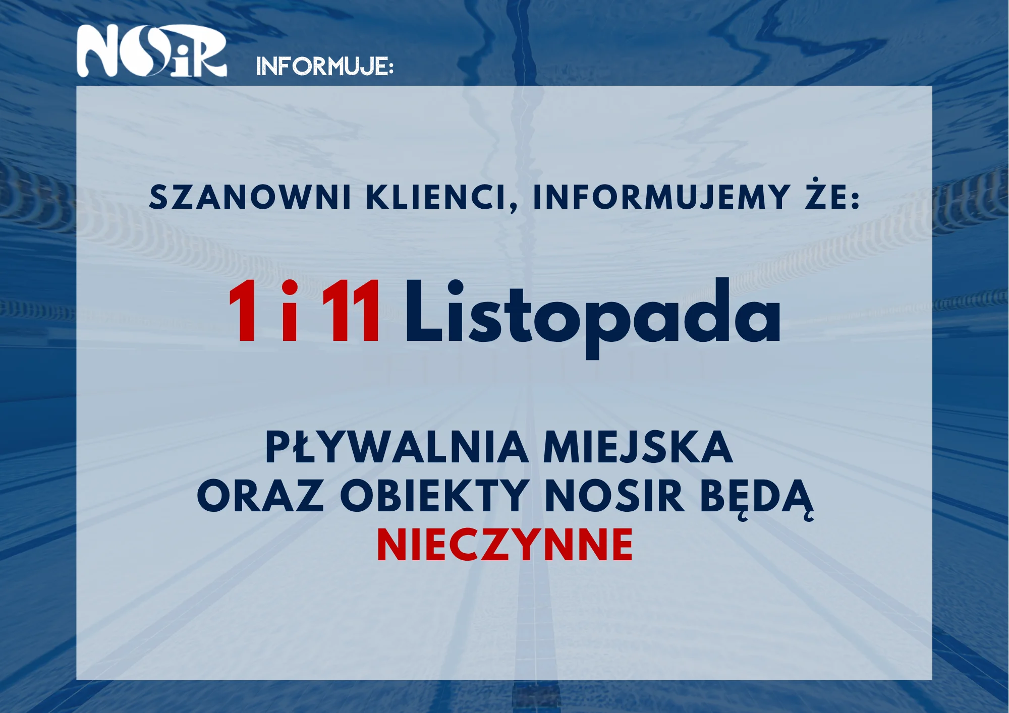 1 i 11 Listopada Obiekt Nieczynny