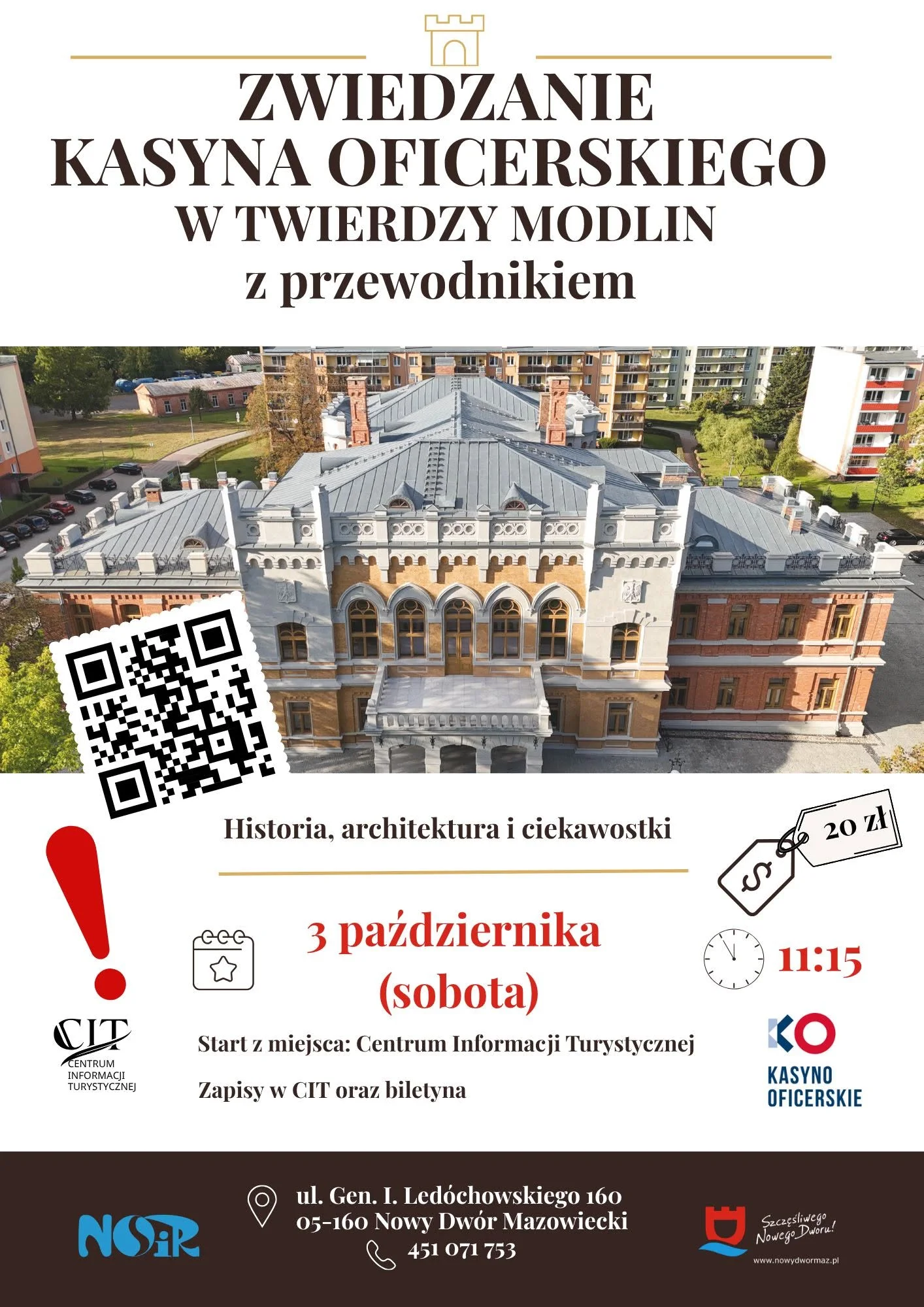 Zwiedzanie Kasyna Oficerskiego z przewodnikiem